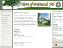Tablet Screenshot of brentwoodnh.gov